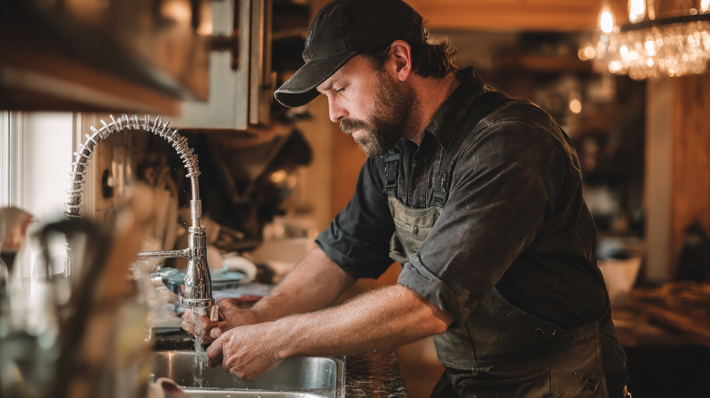 Building maintenance and repair work at a Manhattan property.