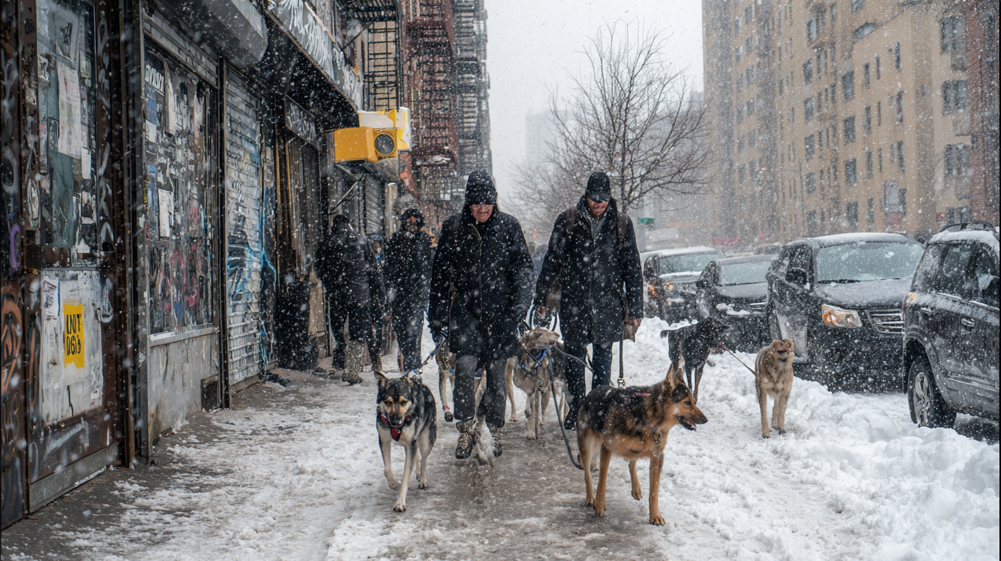 Structured Manhattan pet daycare environment for social play.